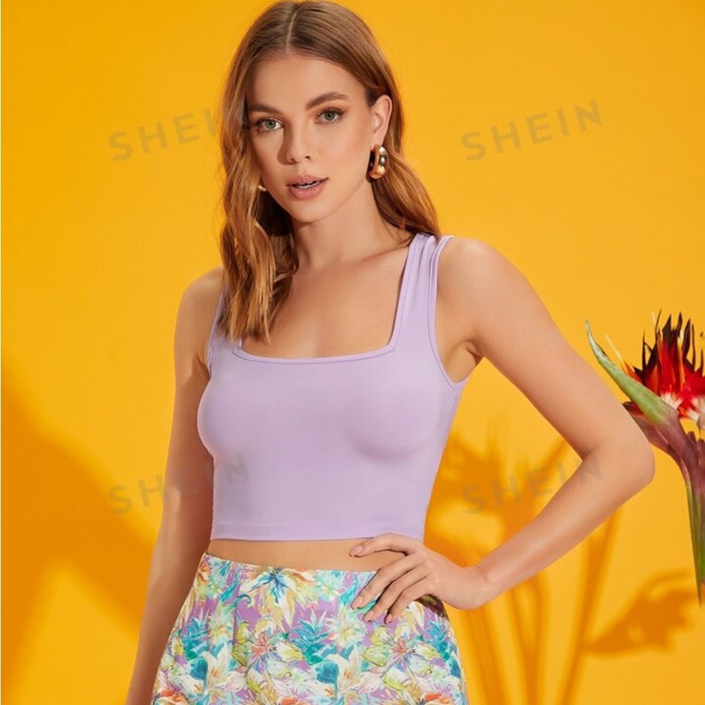 Lilac purple tank top